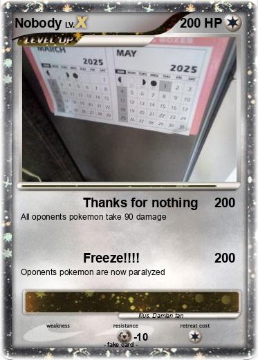 Pokemon Nobody
