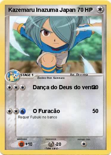 Pokemon Kazemaru Inazuma Japan