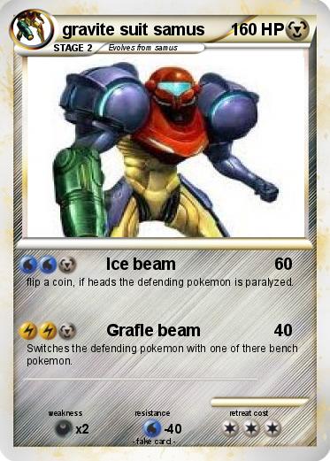 Pokemon gravite suit samus