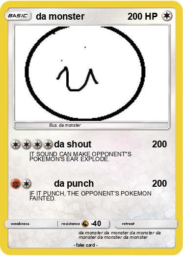 Pokemon da monster