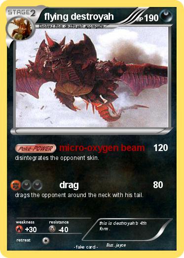 Pokemon flying destroyah