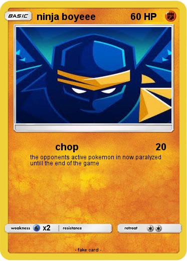 Pokemon ninja boyeee