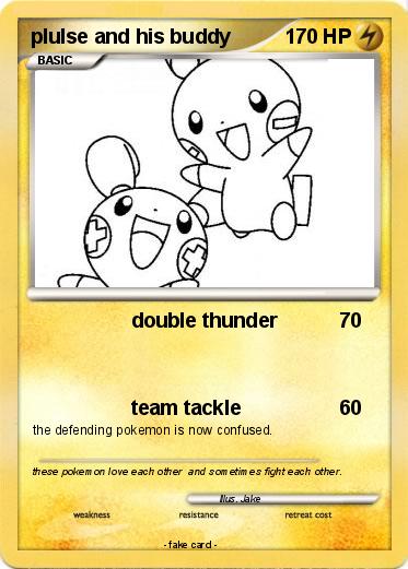 Pokemon plulse and his buddy