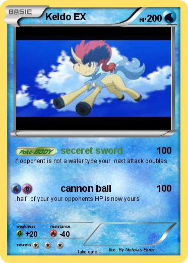 Pokemon Keldo EX