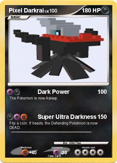 Pokemon Pixel Darkrai
