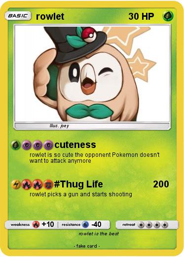 Pokemon rowlet