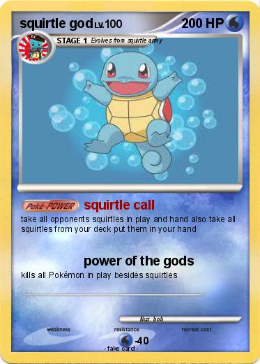 Pokemon squirtle god