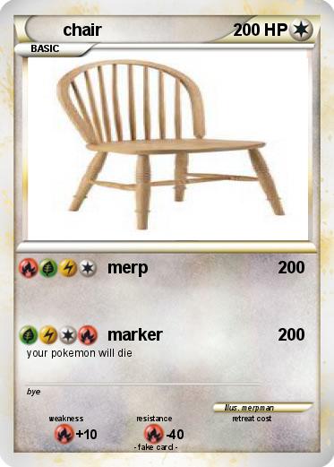 Pokemon chair