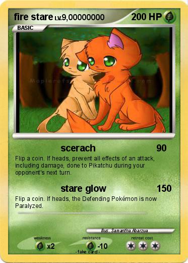Pokemon fire stare