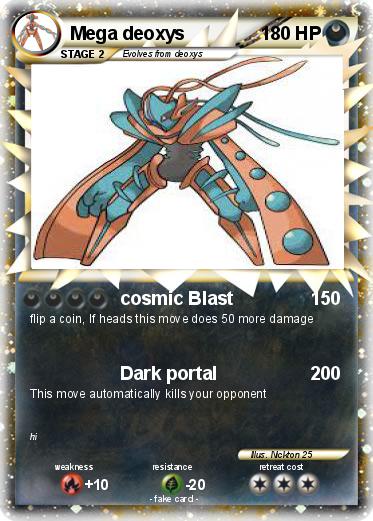 Pokemon Mega deoxys