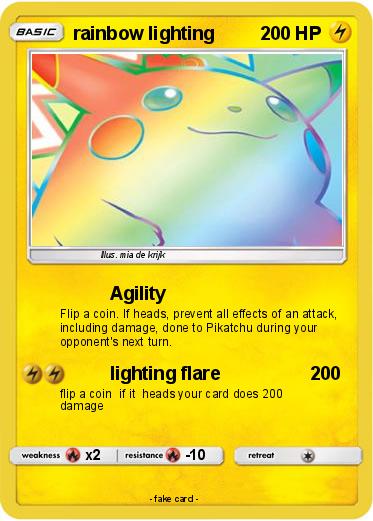 Pokemon rainbow lighting