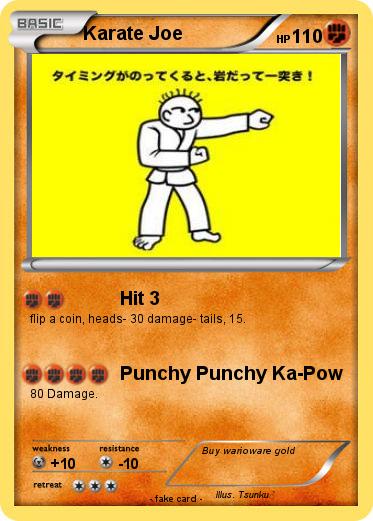 Pokemon Karate Joe