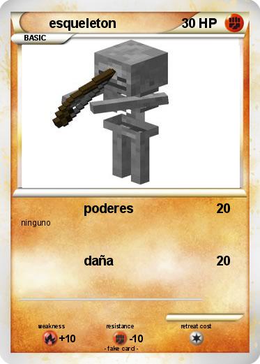Pokemon esqueleton