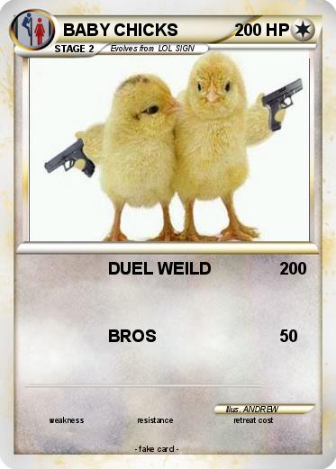 Pokemon BABY CHICKS