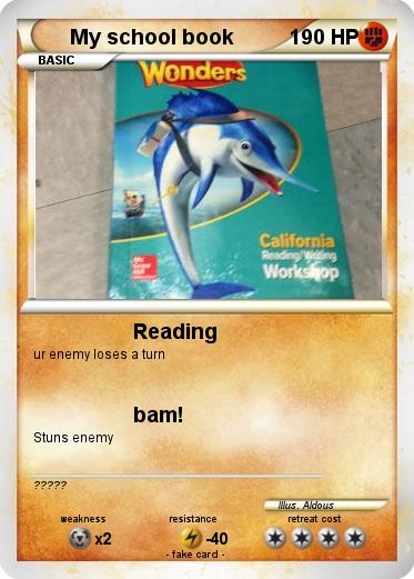 Pokemon My school book