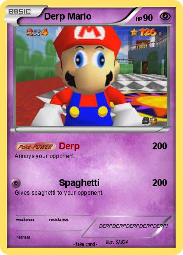 Pokemon Derp Mario
