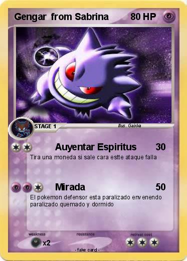 Pokemon Gengar  from Sabrina