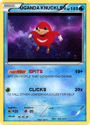 Pokemon UGANDA KNUCKLES