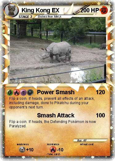 Pokemon King Kong EX