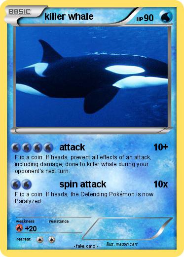 Pokemon killer whale