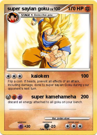 Pokemon super sayian goku