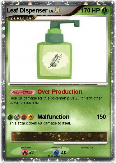 Pokemon Leaf Dispenser