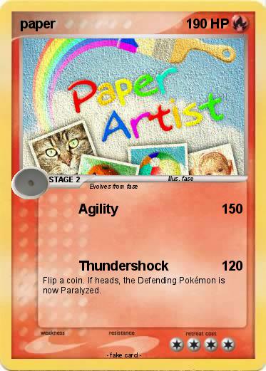 Pokemon paper