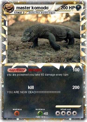 Pokemon master komodo