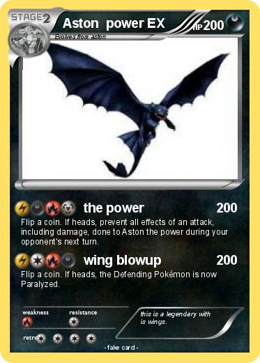 Pokemon Aston  power EX