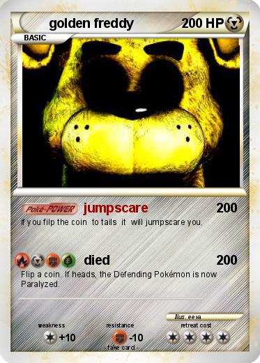 Pokemon golden freddy