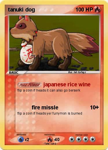 Pokemon tanuki dog