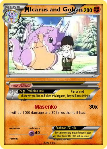 Pokemon Icarus and Gohan