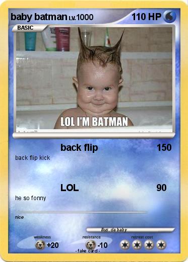 Pokemon baby batman