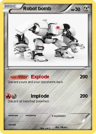 Pokemon Robot bomb