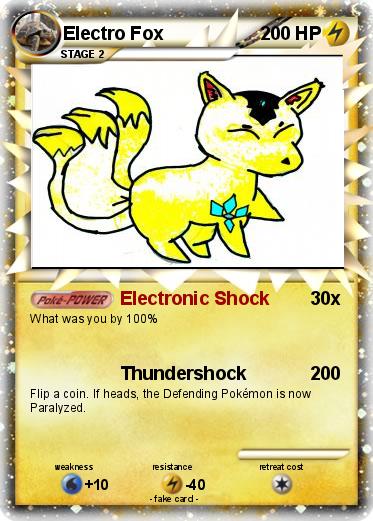 Pokemon Electro Fox