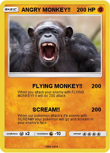 Pokemon ANGRY MONKEY!!