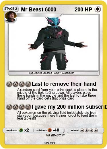 Pokemon Mr Beast 6000
