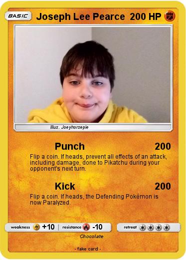 Pokemon Joseph Lee Pearce