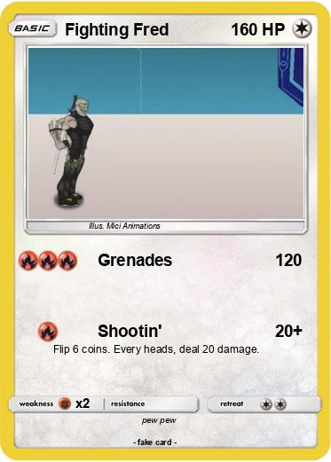 Pokemon Fighting Fred