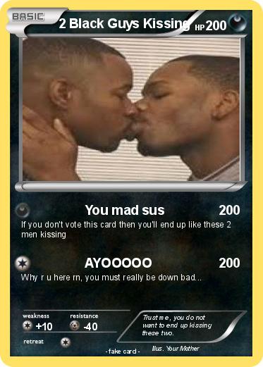 Pokemon 2 Black Guys Kissing