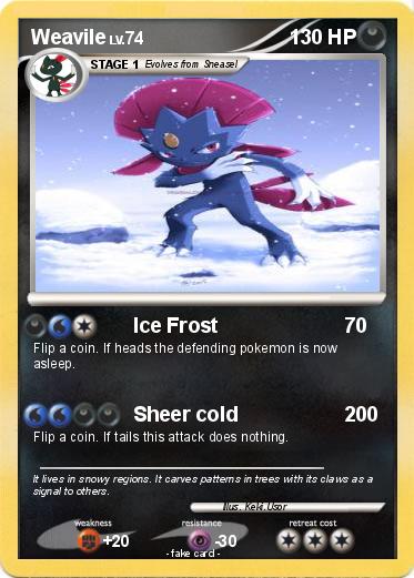 Pokemon Weavile