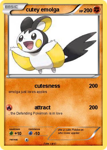 Pokemon cutey emolga