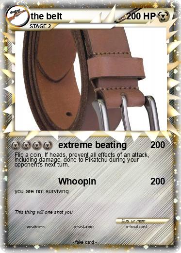 Pokemon the belt