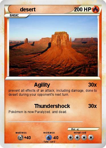 Pokemon desert