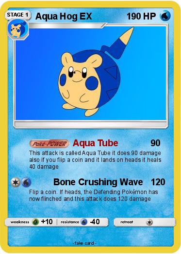 Pokemon Aqua Hog EX