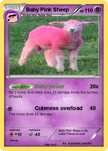 Pokemon Baby Pink Sheep