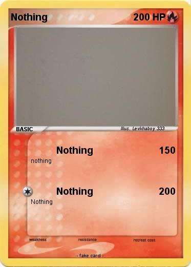 Pokemon Nothing