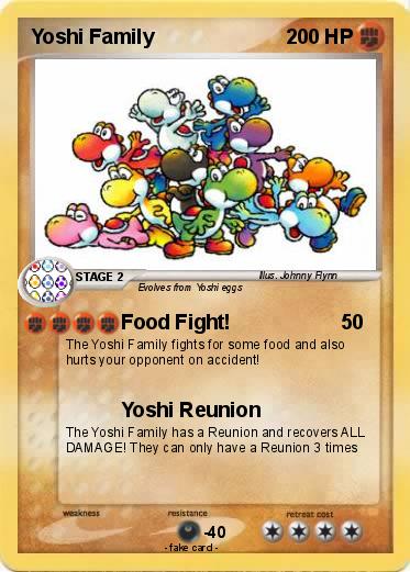 Pokemon Yoshi Family