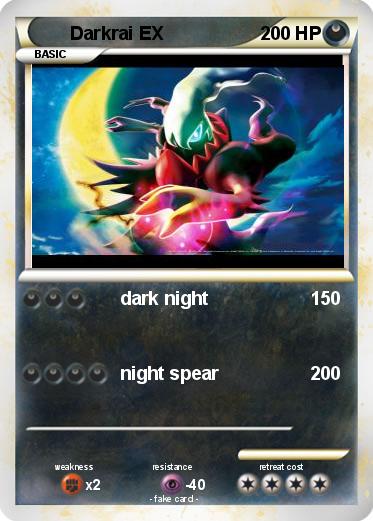 Pokemon Darkrai EX