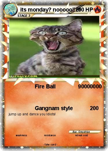 Pokemon its monday? nooooo!!!!!